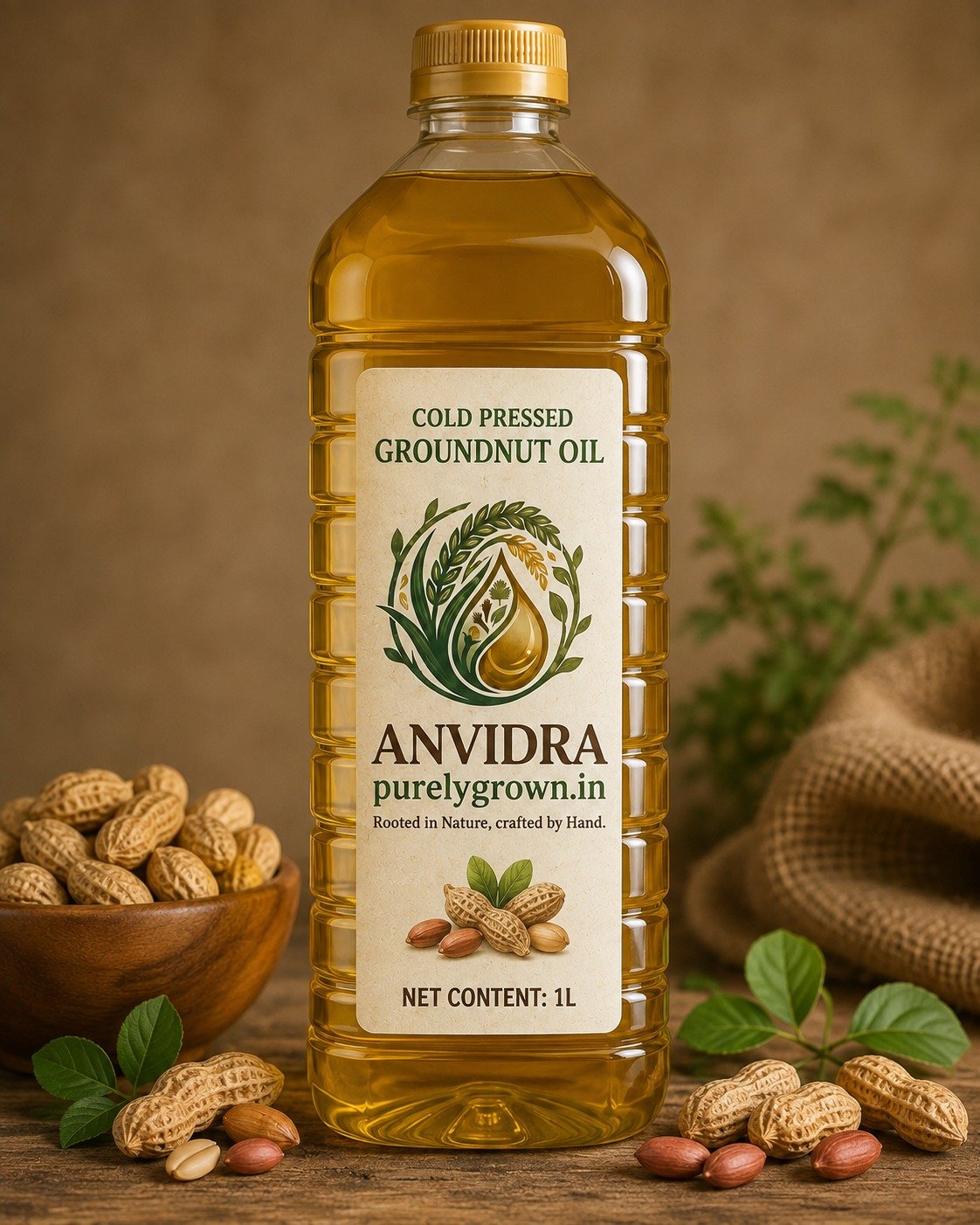 Groundnut Cold Pressed Oil